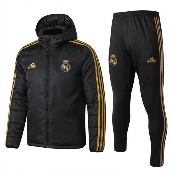 Chaqueta Abajo Real Madrid Conjunto Completo 2019-20 Negro